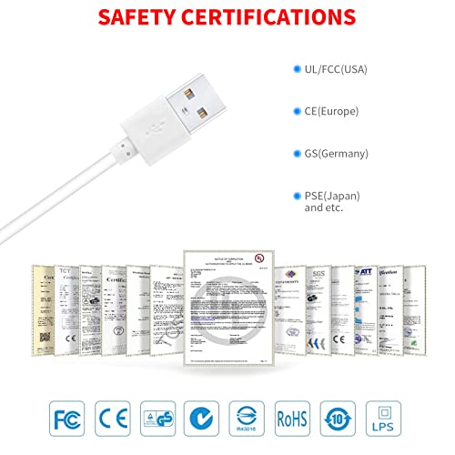 Merom Usb Charger Cord Compatible With Finishing Touch Flawless Legs Women's Hair Remover Trimmer Electric Razor Replacement Power Cable (Only For Finishing Touch Flawless Legs) #TOP3