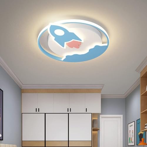 Lustres à LED de plafond ronds en acrylique avec variateur d'intensité lumineuse