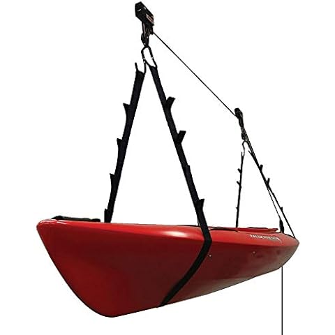 Extreme Max 3004.0204 Kayak/Canoe/Bike/Ladder Hoist & Lift for Storage in Shop or Garage - 120 lb. Capacity Cover