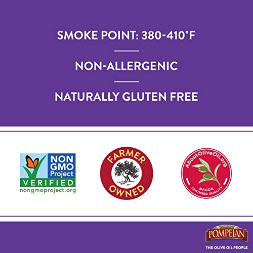 image for Pompeian Keto Extra Virgin Olive Oil & 100% Avocado Oil Cooking Spray,