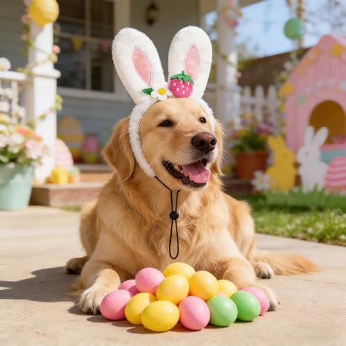Disfraz Orejas de Conejo para Perros Medianos y Grandes miniatura 6