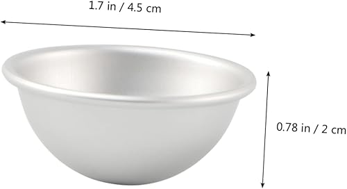 Miniatura 2 de VILLCASE Molde de baño para plantilla de pastel, molde de jabón en forma de molde de jabón, moldes redondos para tartas, herramienta para hornear,