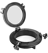 Bullauge, 20,2 cm (8 Zoll), schwarz, einfache Installation, rund, universell für RV Boot Yacht