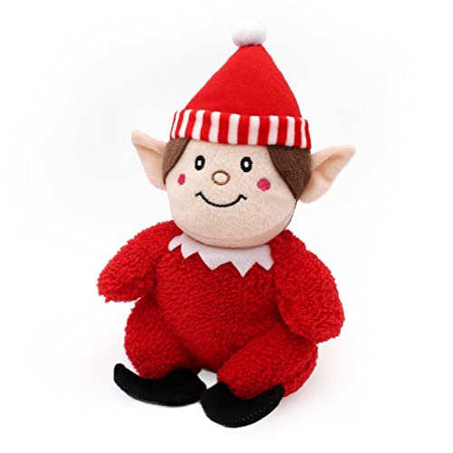 ZippyPaws Holiday Cheeky Chumz - Red Elf