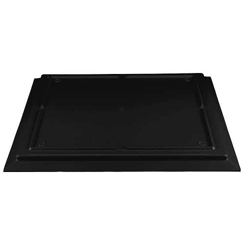 Miniatura 4 de G.E.T. Enterprises - Placa cuadrada de 24.0in (24 pulgadas), apta para lavavajillas, de melamina, de plástico, Siciliano Collection ML-244-BK