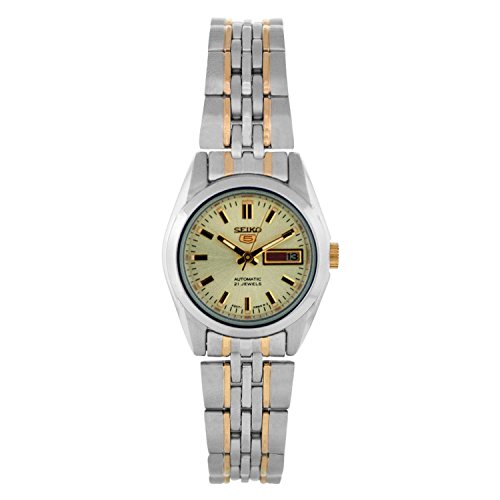 [ZCR[]Seiko rv Two Tone Stainless Steel Analog with Gold Dial Watch SYMA37K fB[X [sAi]