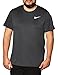 Nike Hyper Dry Veneer, T-Shirt Uomo, Black/Iron Grey/Htr/White, L