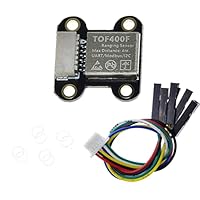 Hailege TOF400F VL53L1 TOF-Sensor Flugzeit-Laser-Entfernungsmesssensor Eingebauter MCU-Algorithmus mit UART IIC I2C MODBUS-Modi, Messabstand 400CM