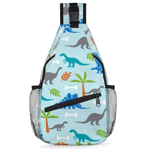 Crossbody bag dinosaure antivol - Sac bandoulière homme et femme étanche