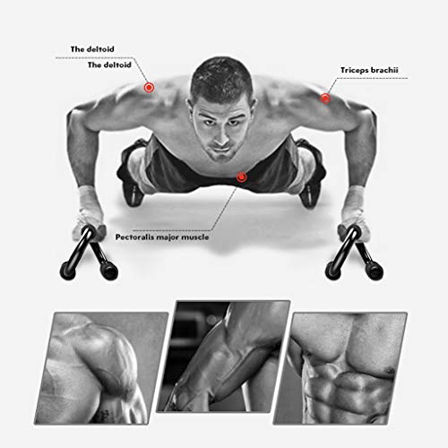 Pushup Bars Strength Training Push-Up Stands With Foam Grip Handle Strong Steel Pushup Stands For Men Women Home Fitness Training #TOP6