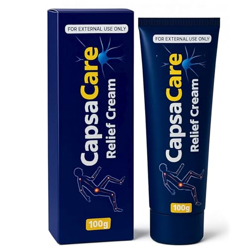 Capsacare Neu - ropathy Relief Cream | Pain Relief Cream with Cap - saicin Arnica Men - thol | Relieve Discomfort in Muscles and Joints | Pain Relief for Feet Hand Leg and Waist 100g Non-Greasy