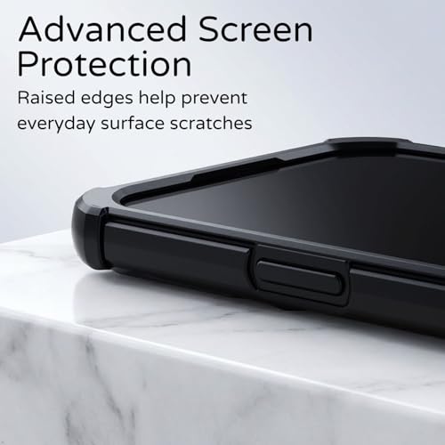 Image of ShieldTech Back Cover Case for Samsung Galaxy A37 5G | 360 Protection Mobile Phone Case | Mag-Safe | Camera Protection | Samsung Galaxy A37 Back Case Cover | Samsung Galaxy A 37 5+G - Black TPU + PC
