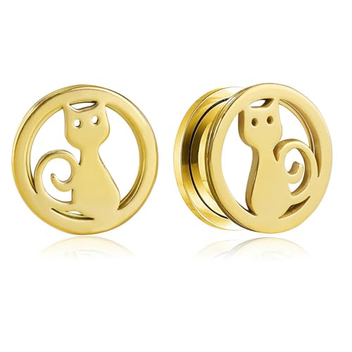 MOQIKAKA LQ[W vOgl h 316XeXX`[vO `[l K[W L΂p 8mm-25mm (0G-1C`) {fBsAXWG[ fB[X Y, 0G (8mm), XeX|, ΂Ȃ