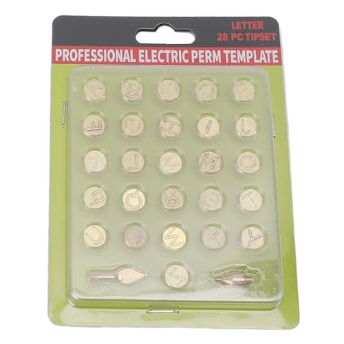 Kit para Quemar Leña, Puntas para Quemar Leña, Punta para Grabar en Relieve, Letras para Quemar Madera, 26 Letras, Punta para Tallar Alfabeto de Latón para Tallar Artesanía,