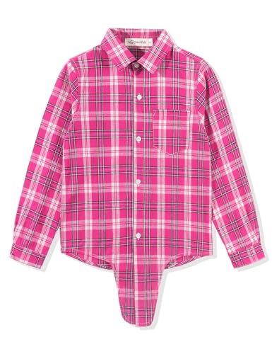 Noomelfish Girls Long Sleeve Button Down Shirt Tie Front Blouse Tops (5-12 Years)2