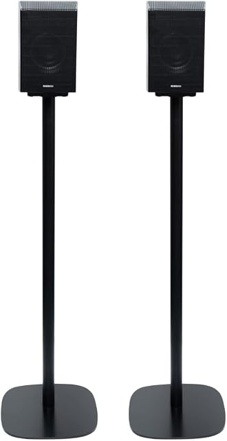 Vebos Podstawa do Samsung HW-Q995C/HW-Q990C jedna para - elegancki stojak na głośnik, uchwyt na głośniki bezprzewodowe zapewnia zapierające dech w piersiach wrażenia dźwiękowe, stojak na głośniki w