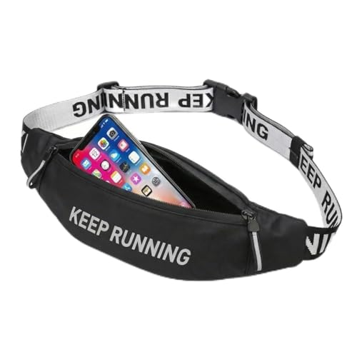 Slim Running Waist Pack for Women Men, Large Capacity Waist Belt with Organized Compartments,...