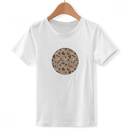 T-shirt blanc garçon Maison Feuille pour le confort des enfants