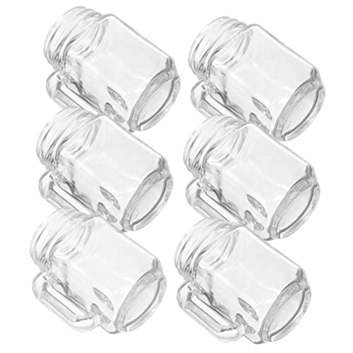 Cabilock Paquete De 6 Tazas En Miniatura Vasos Pequeños Para Beber Vasos Para De Bar Y Tarros De Cristal
