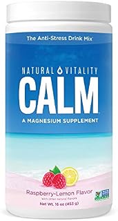 Natural Vitality Calm #1 Selling Magnesium Citrate Supplement, Anti-Stress Magnesium Supplement Drink Mix