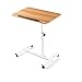 HOMION Table Adjustable Folding Portable Table, Lounge, Bedroom Furniture, Living, Tv, Multi Function Office Picnic Garden Laptop Stand Care Home Table (Natural) HOMION Table Adjustable Folding Portable Table, Lounge, Bedroom Furniture, Living, Tv, Multi Function Office Picnic Garden Laptop Stand Care Home Table (Natural)