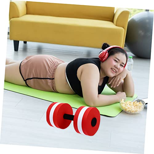Yardwe 2 Pcs Water Floating Dumbbell Pool Barbells miniatura 3