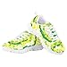 SYtrade Green Tie Dye Lace-up Tennis Sneakers Breathable Mesh Sports Shoes Kids Fashion Athletic Casual Shoes