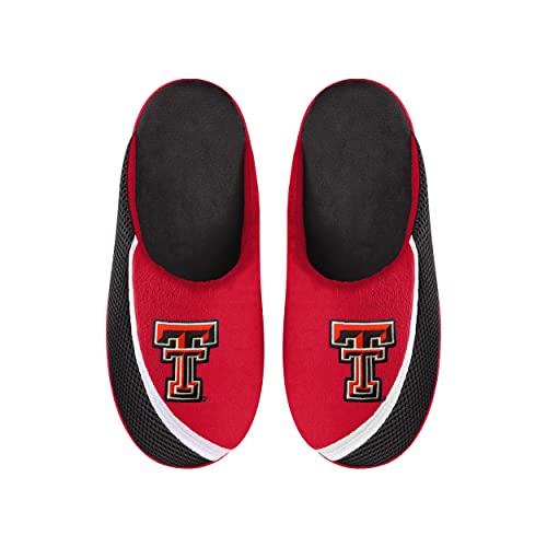 Image of FOCO Men's NCAA 2022 Big Logo Color Edge Slipper | Casual Slippers
