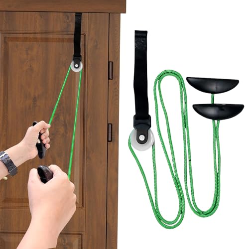 Image of AARAM Shoulder Pulley for Exercise & Physiotherapy - Frozen Shoulder ROM Recovery Kit | Over Door Rope Pulley with Smooth Action | Home Shoulder Exercise Equipment for Arm & Hand Rehabilitation