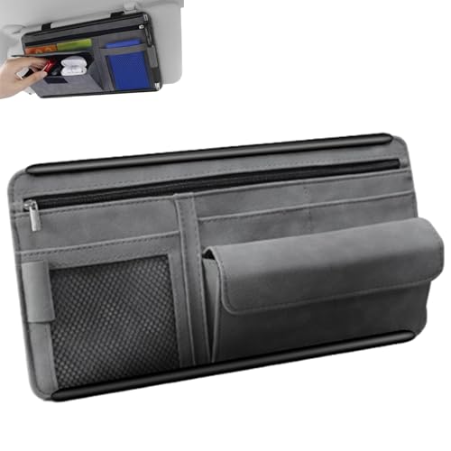Organisateur visière solaire voiture pour ranger vos cartes