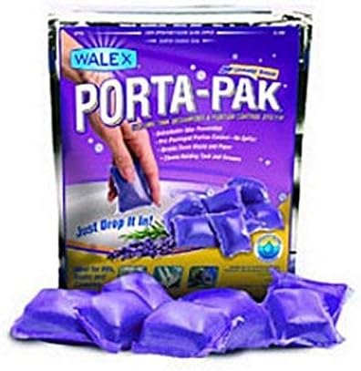 Walex Porta-Pak "Lavender Breeze" Black Water Holding Tank Toilet Treatment Deodorizer Drop Ins (10)
