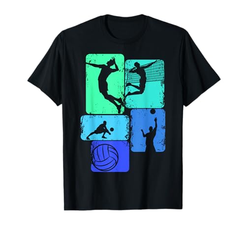 Volleyballer Volleyball Kinder Jungen Männer T-Shirt Volleyballer Volleyball Kinder Jungen Männer T-Shirt