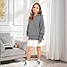 Hoodie For Girls Oversized Long Sleeve Pullover Sweatshirts For Girls 12-14 Fashion Baggy Cute Shirts Teens Tight Soft Fall Winter Preppy Teen Clothes Y2K With Thumb Holes Gray-120