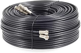 SSL Satellites 5 m Twin Satellite Shotgun Coax Cable Extension Kit with Fitted F Connectors for Sky HD Q and Freesat - White (5 Meter, White)