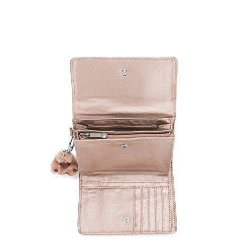 Kipling Pixi Medium Metallic Organizer Wallet Quartz Metallic2