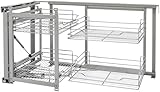 Rev-A-Shelf 18" Blind Corner Organizers, Chrome