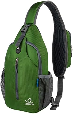 WATERFLY Anti-Theft Crossbody Bag Sling Backpack