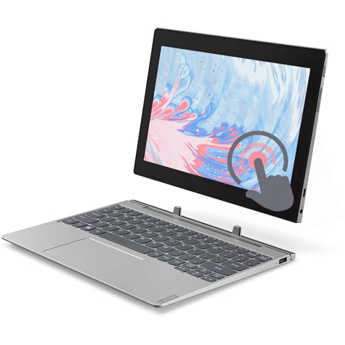 Lenovo IdeaPad D330 2-en-1 à écran Tactile Ordinateur Portable, 10,1 Pouces (1280 x 800), Intel Celeron N4000, 4 Go de RAM, SSD de 64 Go, Clavier Japonais...