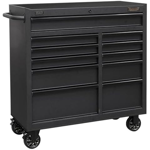 Sealey AP4111BE 11 Drawer Rollcab with Soft Close Cover