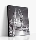 LSU Autograph Canvas - Pistol Pete Jumper - Pure Buckets - 8' x 10' Canvas