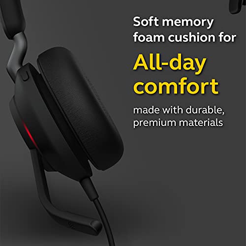 Jabra Evolve2 40 UC Mono Casque Avec fil Arceau BureauCentre d'appels USB Type A Bluetooth Neuf - vue 8