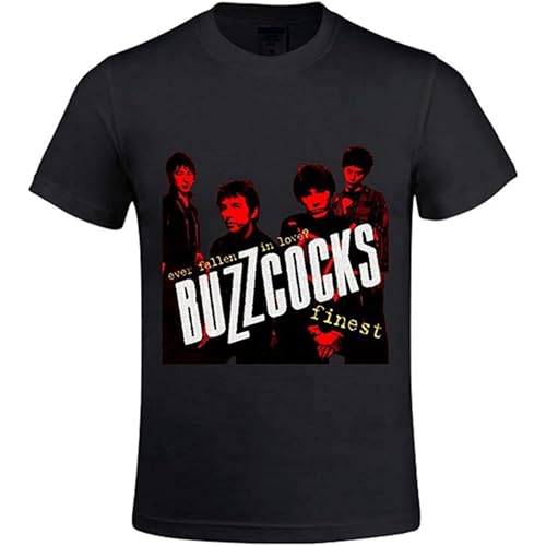 Photo de Men's Buzzcocks Ever Fallen in Love Buzzcocks Finest Custom T Shirts Design Round Neck Black M