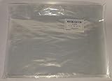 1000-9 x 12' Poly Clear Plastic T-Shirt/Apparel Bags 1 Mil 2' Back Flap Lock
