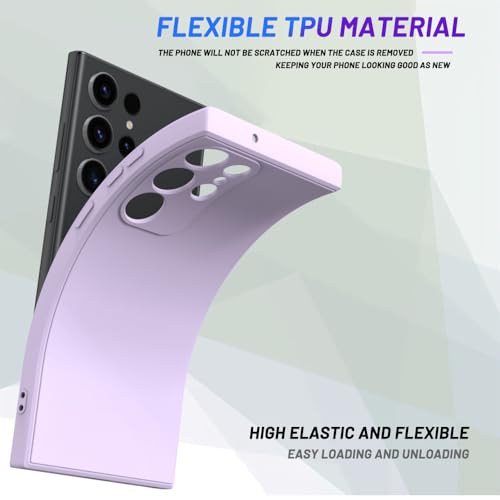 Image of for Samsung Galaxy S23 Ultra Case Purple, Scratch Resistant with Soft Touch, Slim Thin Phone Cover for Samsung Galaxy S23 Ultra