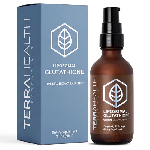 Terra Health Essentials - Liposomal Glutathione - Supports Immunity Skin Hair and Healthy Aging - Maximum Absorption Glutathione Supplements - 30 Day Supply 2oz