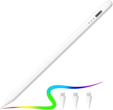 Cisteen Ipad 9. Nesil 10.2  le Uyumlu Sensitivity Stylus Kapasitif Tasar m  izim Tablet Kalemi3 Ad Yedek U