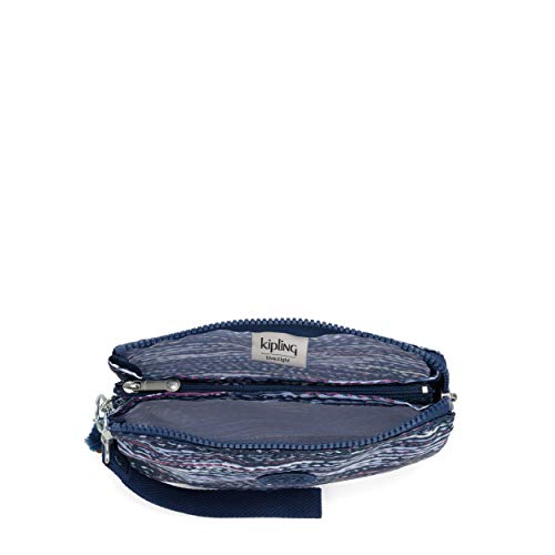 Kipling Creativity XL Vagues texturées : pochette trois compartiments pratique
