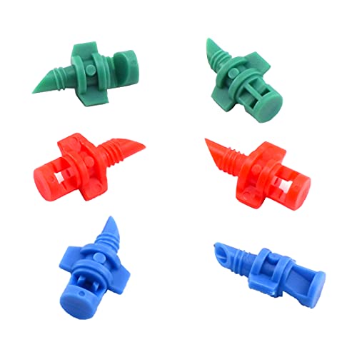 Marrteum Micro Atomizing Garden Sprinkler Nozzle, 90/180/360 Degree Refraction Micro Water Spray Misting Nozzle For Garden Lawn Water Spray Misting Sprinkler Irrigation System [Pack Of 120] #TOP3