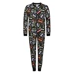 North East Boys 1Onesie Lets Play Gamer All In One Lounge Wear Gaming Pyjamas 9 to 16 Years (Onz 12-15/16y)
