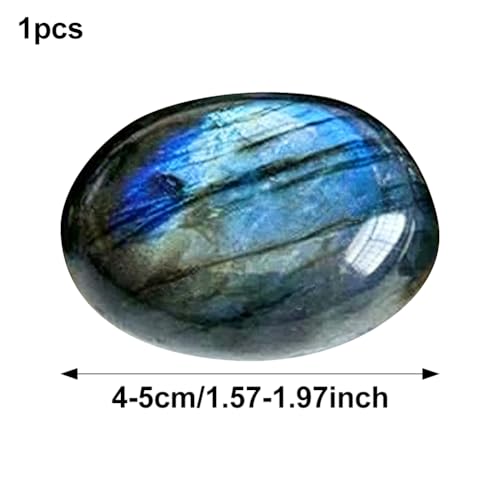 Pierre de lune bleue d'exception et labradorite décorative haut de gamme - 3